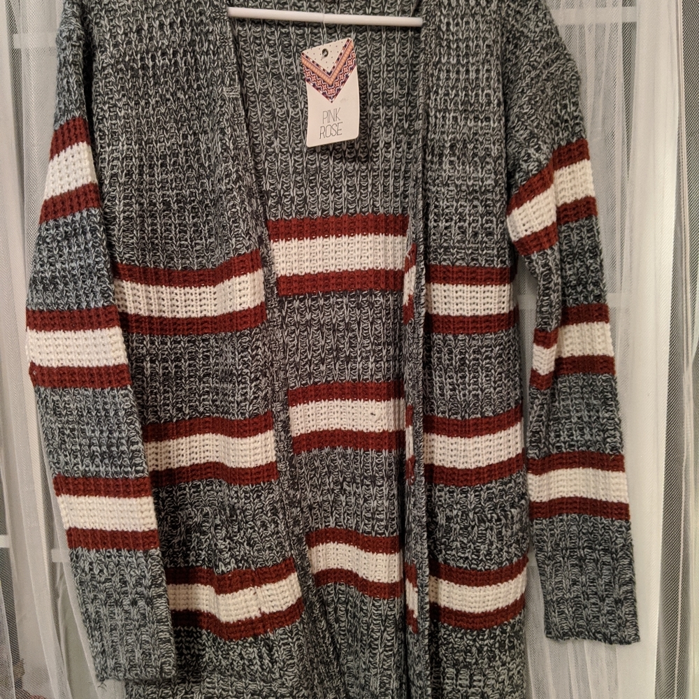 Striped cardigan